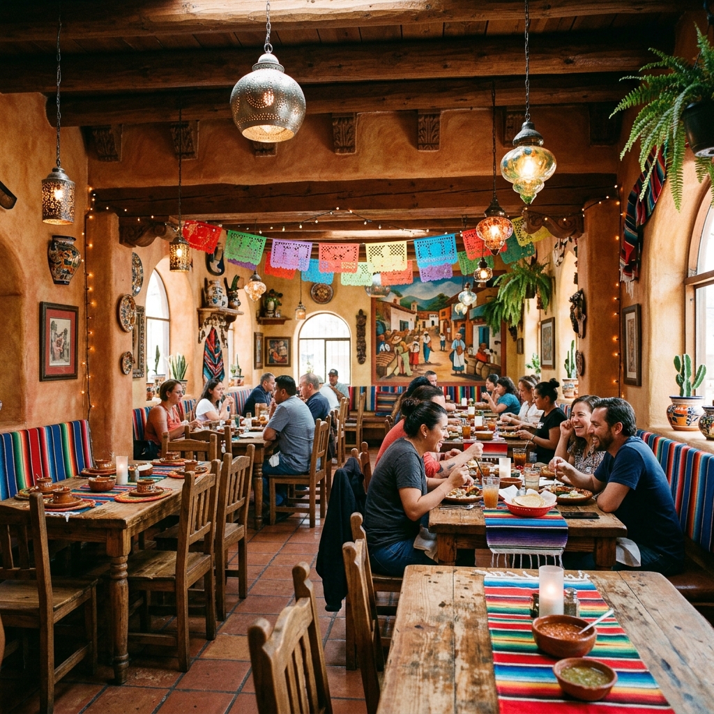 Interior de Palapa Los Primos